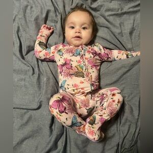 Posh Peanut bamboo footie 12-18 months